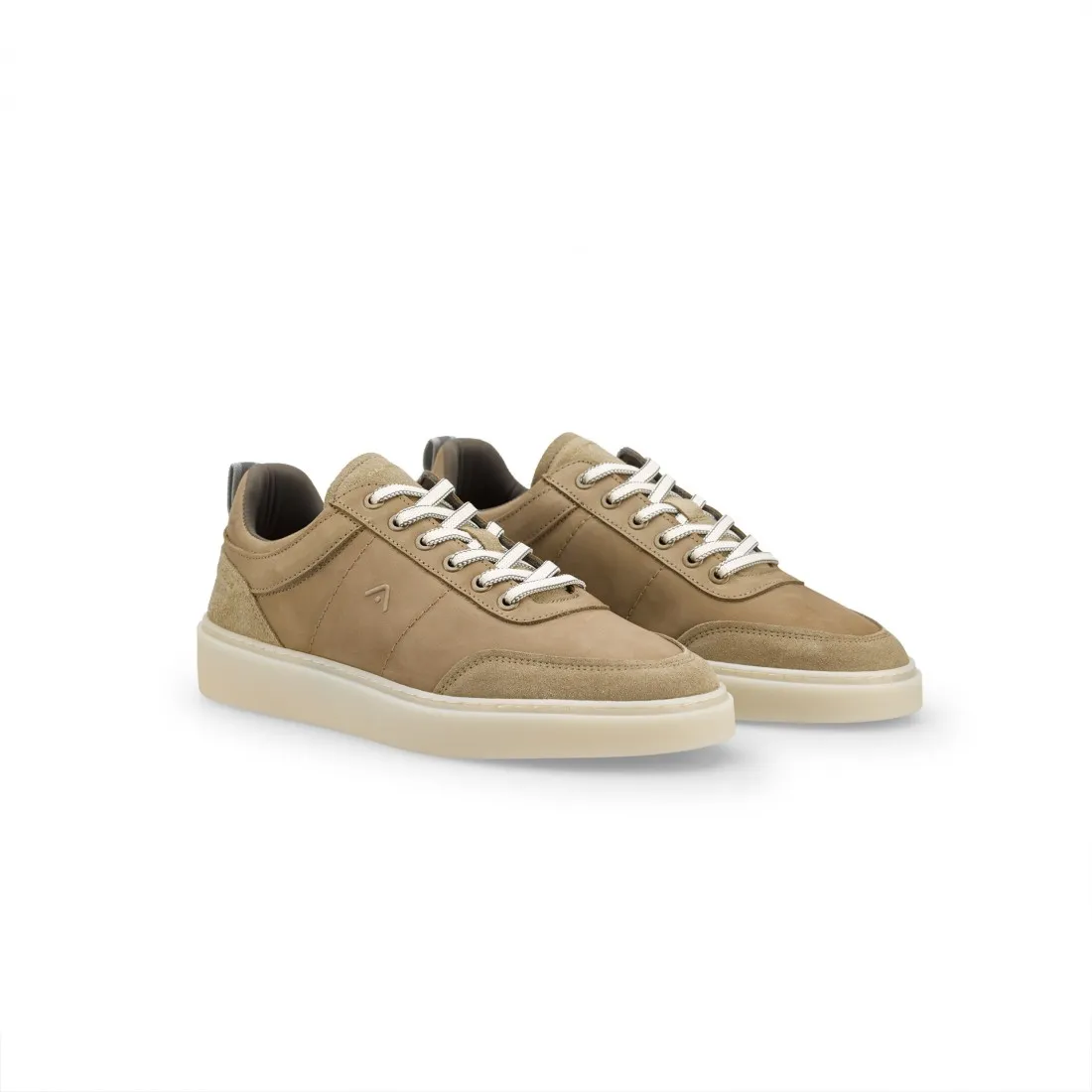 Tenis Para Hombre en Cuero 13053 taupe Court Ambitious