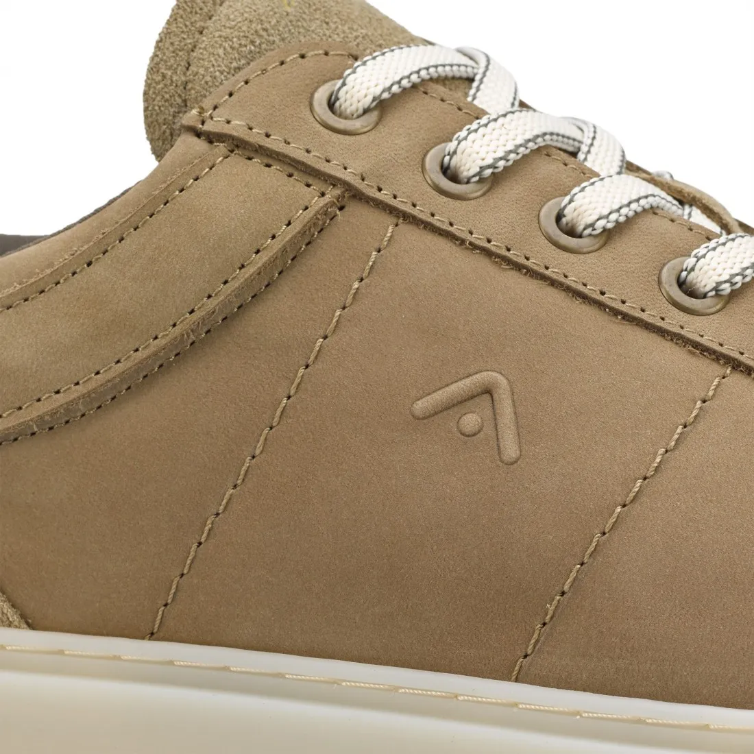 Tenis Para Hombre en Cuero 13053 taupe Court Ambitious